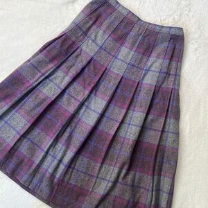 Vintage Mister Leonard plaid skirt